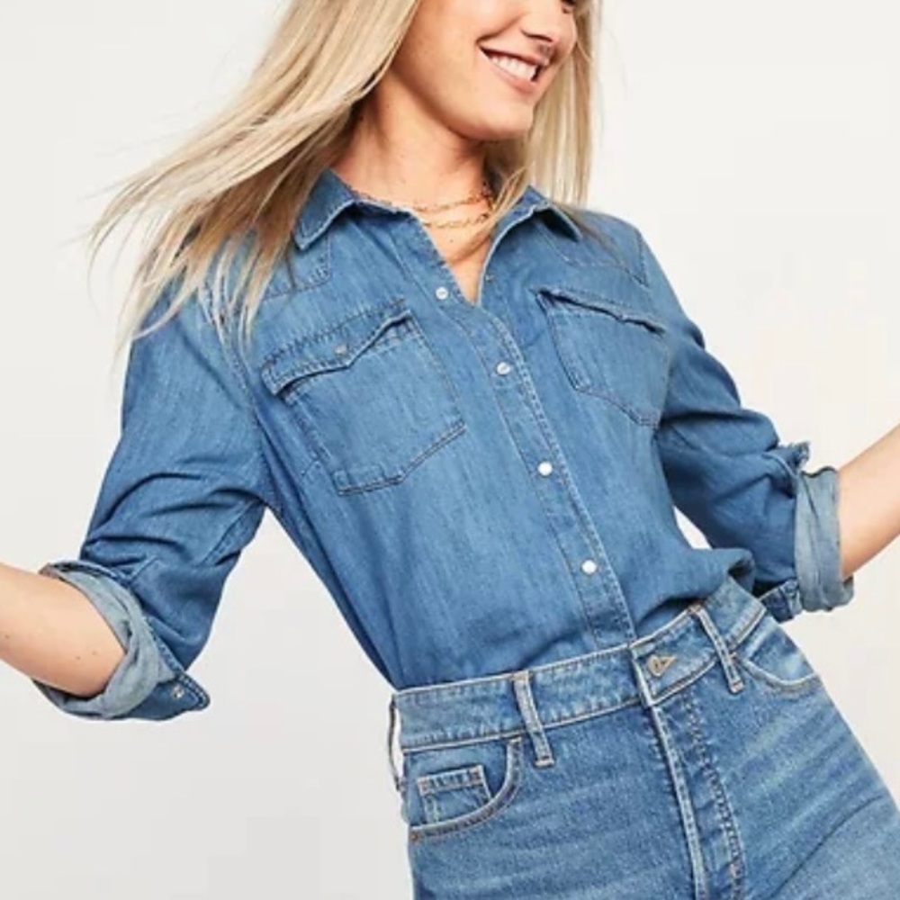 Sale! Old Navy Western Chambray Shirt